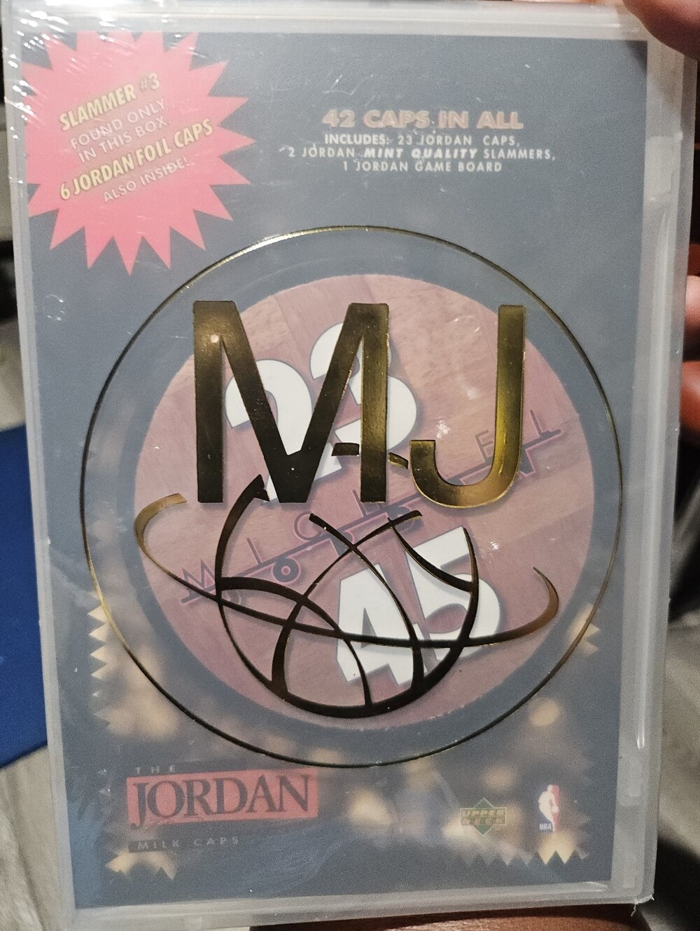 Jordan Display Card with Black, Pink and Gold Accents
